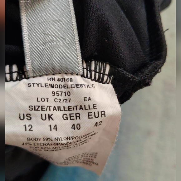 Magicsuit by Miraclesuit women's one piece swimsuit black size 12 - Picture 6 of 6